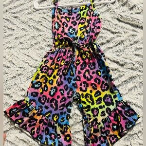 Rainbow cheetah girls jumpsuits! BRAND NEW! SUPER SOFT!